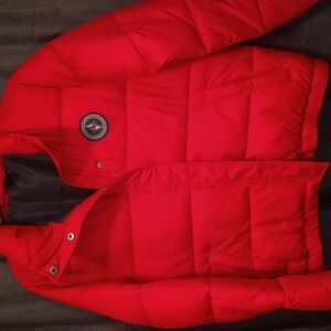 Skechers Red Puffer Jacket